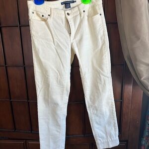 Ralph Lauren Cream Corduroy Pants